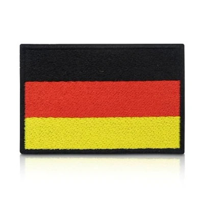 Afbeelding van Finally Home vlag patch met klittenband op de achterkant Bundeswehr klittenbandpatches, Duitse patches, Duitsland