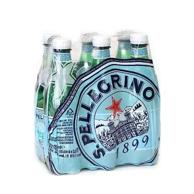 Afbeelding van S. Pellegrino 0,5 l natuurlijke mineraalwaterfles met gas