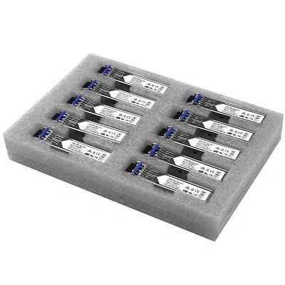 Afbeelding van StarTech.com Gigabit Fiber SFP Transceiver Module Cisco GLC LH SMD Compatibel SM/MM LC 10km / 550m 1