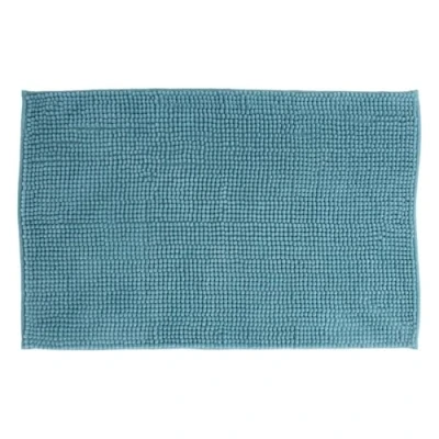 Afbeelding van Atmosphera Badkamer kleedje/badmat voor de vloer 50 x 80 cm lichtblauw Badmatjes