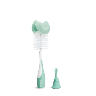 Afbeelding van Munchkin Sponge 2 in 1 Bottle Brush (Bonus Teat Stored Handle), Assorted, Pack of