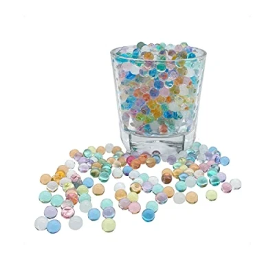 Afbeelding van KONFEN Waterkralen, 20000 stuks, watergelgrond, kleurrijke waterballen, geleikristallen kralen, gelbal, waterabsorberende kralen voor vazen, 100 g 7 8 mm vaasvullers huisdecoraties (kleurrijk)