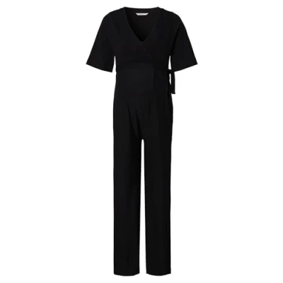 Afbeelding van Zwangerschapsbroek Jumpsuit met voedingsfunctie Indymay Black XL