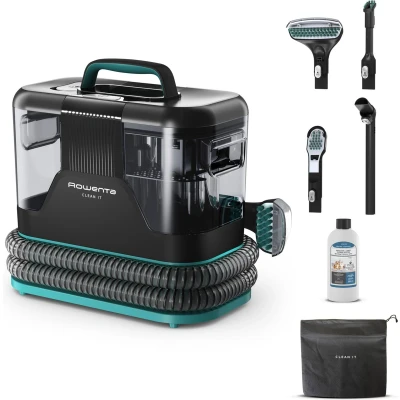 Afbeelding van Rowenta, Clean it, Shamper, vlekverwijderaar, snel en eenvoudig, auto interieur, 750 W, IN5020F0