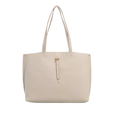 Afbeelding van GIANNI CHIARINI Leren schoudertas shopper Egle Shoulder Bag Lamb beige