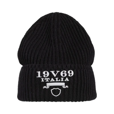 Afbeelding van 19V69 Italia Muts, Maat: One Size, Black