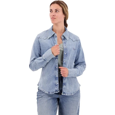 Afbeelding van Superdry Western Overhemdblouse, Dames, Maat: 40, Spring vintage custom