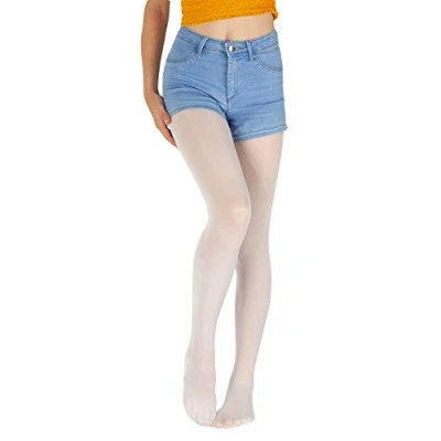 Afbeelding van Giulia Kinderen meisjes panty microvezel 40 Den Gr. 104 158 semitransparent gekleurd, wit, 116 122