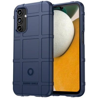 Afbeelding van Samsung Galaxy A15 (4G) Hoesje Siliconen en TPU (zacht) iMoshion Backcover/Softcase Donkerblauw Telefoonhoesje Shockproof/Valbescherming