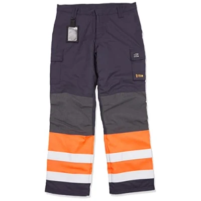 Afbeelding van Blaklader Multinorm winterwerkbroek 1869 1513 Marineblauw/Oranje C54