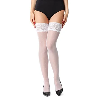 Afbeelding van Merry Style Dames Kousen 20 DEN MSGI055 (Wit, XS S)