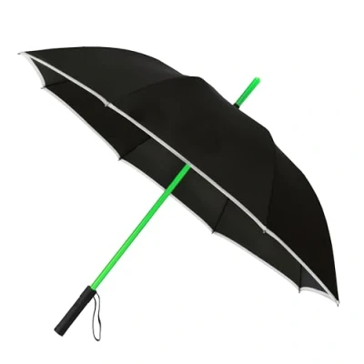 Afbeelding van Falcone Paraplu met LED Verlichting Windproof 104 cm Zwart