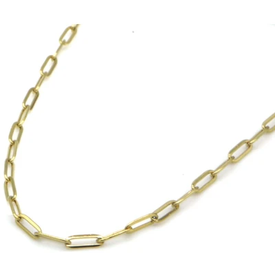 Afbeelding van Damesketting RVS Minimalistisch Design Goudkleurig 40 45cm
