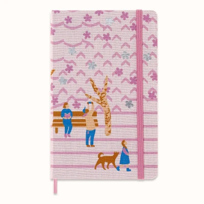 Afbeelding van Limited Edition Notebook Sakura Large Plain Bench