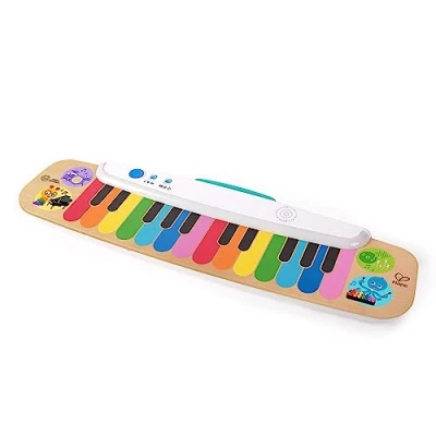 Afbeelding van Baby Einstein, Hape, Notes and Keys Magic Touch Houten Elektronisch Toetsenbordspeelgoed, Muziekinstrumenten voor Peuters, 12 Maanden +