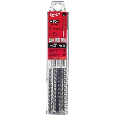 Afbeelding van Sds Plus Hamerboor Mx4 6 X 160 Mm (10 Stuks)