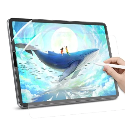 Afbeelding van TIKSSO 2 Stuks voelen als papier textuur Matte beschermende film compatibel met iPad (10.9 Inch)