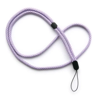 Afbeelding van trage.band® Lange verstelbare draagband/omhangband, wit paars
