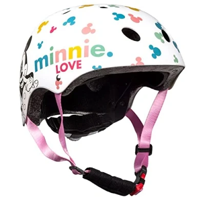Afbeelding van Seven Polska Minnie Mouse skatehelm voor meisjes, wit, M