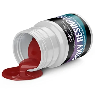 Afbeelding van epoxyhars epoxy pigment pasta LIPSTICK RED ROOD ca. RAL 3001 professionele sterk gepigmenteerde kleurpasta voor hars polyurethaan kunsthars art (100 gram)