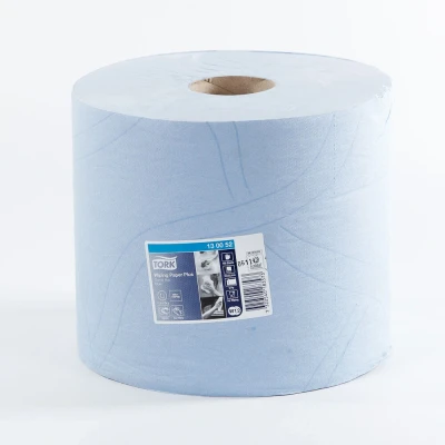 Afbeelding van Tork Poetspapier plus combi blauw 2 laags 750 vel 255m