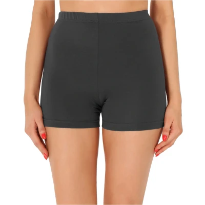 Afbeelding van Merry Style MS MS10 358 LE Dames Leggings Sport Vrijetijdsbroek Kort Katoen Sporbroek Yogabroek Grafiet L
