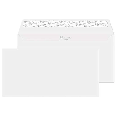 Afbeelding van Blake Premium Business 36254 enveloppen zelfklevende diamant wit glad DL 110 x 220 mm 120 g/m² 25 stuks