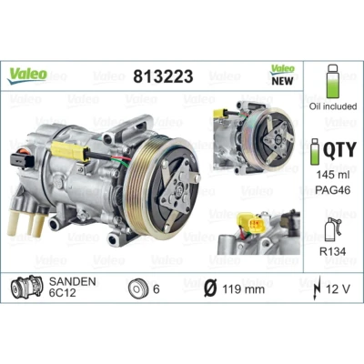 Afbeelding van Valeo Airco compressor 813223