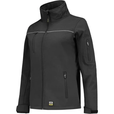 Afbeelding van Tricorp 402009 Softshell Luxe Dames Donkergrijs