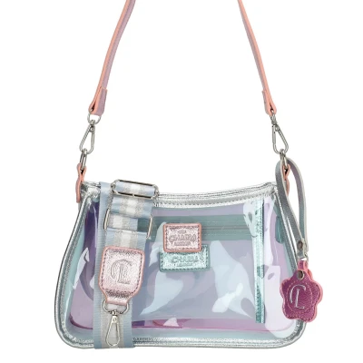 Afbeelding van Charm London La Marina Schoudertas Crossbody Schouderband Stijlvol Airtaghouder Roze