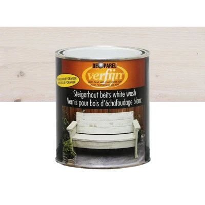 Afbeelding van Steigerhout Beits White Wash 0,75 Liter