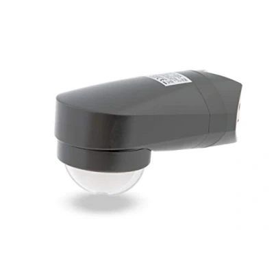 Afbeelding van HUBER MOTION 4 infrarood bewegingsmelder 360 met 3 sensoren en matrixlenzen IP54, 230V I incl. kruipbeveiliging &amp; gebiedsbegrenzing, wand/plafond montage, antraciet