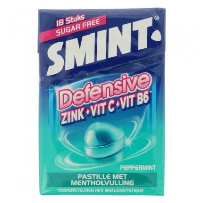 Afbeelding van Smint Defensive Peppermint Suikervrij Multi verpakking 10x18ST