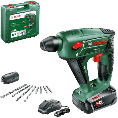 Afbeelding van Bosch Uneo Maxx Accuboorhamer Met 1x 18 V accu en lader koffer