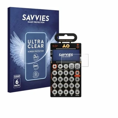 Afbeelding van Savvies (6 Stuks) Schermbeschermer voor Teenage Engineering PO 33 K.O! Screen Protector Ultra Transparant