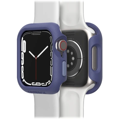 Afbeelding van OtterBox All Day Watch Bumper voor Apple Series 9/8/7 41mm, Schokbestendig, Valbestendig, Slanke beschermhoes Watch, Guards Display and Edges, Donker Purper