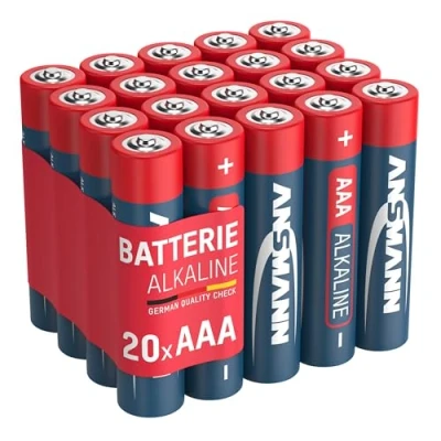 Afbeelding van ANSMANN Alkaline batterij RED, Micro AAA, blister met 20 stuks