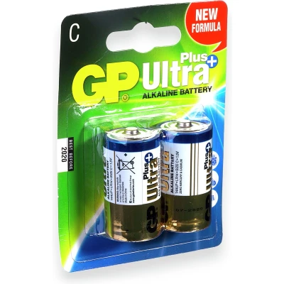 Afbeelding van GP Alkaline C batterij Ultra Plus 1,5V (2 stuks)