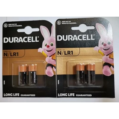 Afbeelding van 4 X Duracell N Lr1 Mn9100 Alkalische Batterijen Micron Fox