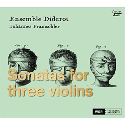 Afbeelding van Ensemble Diderot Johannes Pramsohle Sonatas For Three Violins (CD)