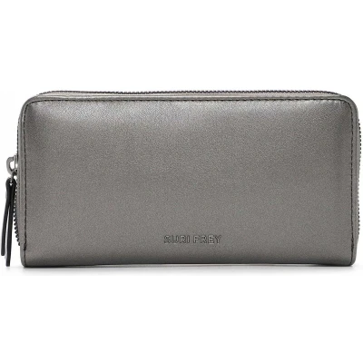 Afbeelding van SURI FREY Portemonnee Glory Zip Around Wallet Darksilver Zilverkleurig