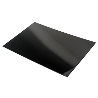 Afbeelding van Alnicov 3 Plooien Pickguard Materiaal Op Maat Maagd Krasplaat Pick Guard 440X290X2.2mm Zwart