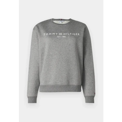 Afbeelding van Tommy Hilfiger Dames MDRN REG CORP LOGO C NK SWTSHRT WW0WW39791 Pullover Sweatshirt, Grijs, 3XL, Grijs (Mid Grey Heather), 3XL grote maten