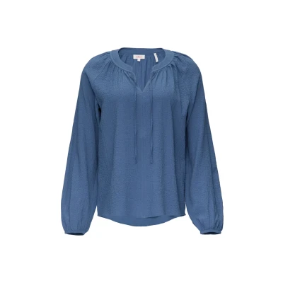 Afbeelding van s.Oliver IM Loose FIT Blouse, Dames, Maat: 36, Blau