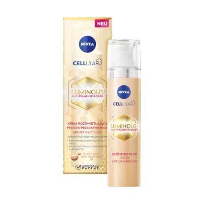 Afbeelding van Nivea Cellular Luminous 630 ANTI Pigment Spots Tinted DAY CARE Dagcrème, Maat: 40 ml,