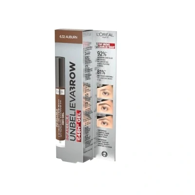 Afbeelding van L&#039;Oréal Paris Unbelievabrow Langdurige Wenkbrauwgel 3,4 ml (Verschillende Tinten) 6.32 Auburn