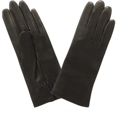 Afbeelding van Glove Story Cloé Leren Dames Handschoenen Maat 8 Donkerbruin