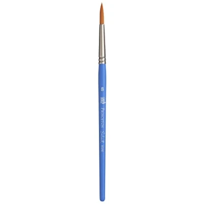 Afbeelding van Princeton Tec Artiste Select synthetische kwast, rond, maat 8, hout, mt. 8