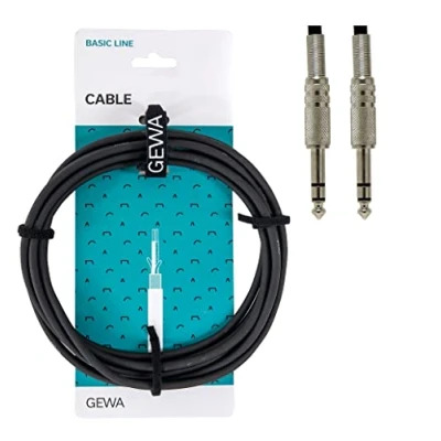 Afbeelding van Alpha Audio 190025 Basic Line Instrumentkabel (3 m, stereo jack)