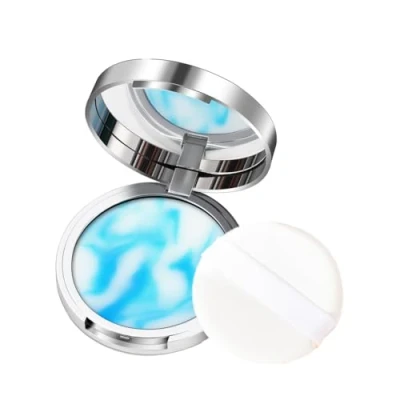 Afbeelding van Baorder Oil Control Face Pressed Powder, Candy Bella Natural Compact Jelly Make Up Setting Poedervrij, Zacht, Huidvriendelijk, Langdurige afwerking, Lichte Waterdichte Gezichtscosmetica